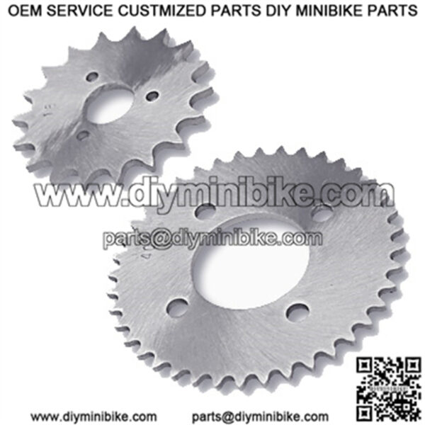 Custom Aluminum Specialty Sprockets,Popular Chain Sizes & Patterns: