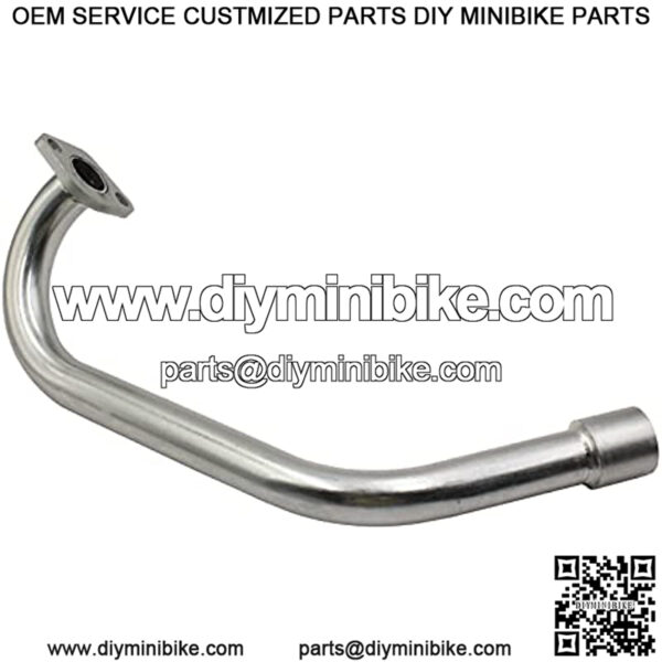 Exhaust With Muffler for CT200U-EX Camo 196cc/6.5HP Gas mini bike (OT00710-2) - Image 4