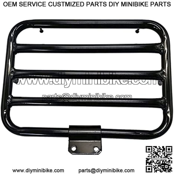 Rear Rack Assembly with Support Draw Bar Set, Bolts and Nuts for The Powersports CT200U 196cc Mini Bike - Image 2