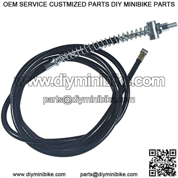 67" Rear Drum Brake Cable for 196cc 6.5Hp Baja Heat Warrior MB165 MB200 for Trail CT200U CT200U-EX BT200X Yerf-Dog Motorsports ATV Scooter Dirt Bike Mini Bike