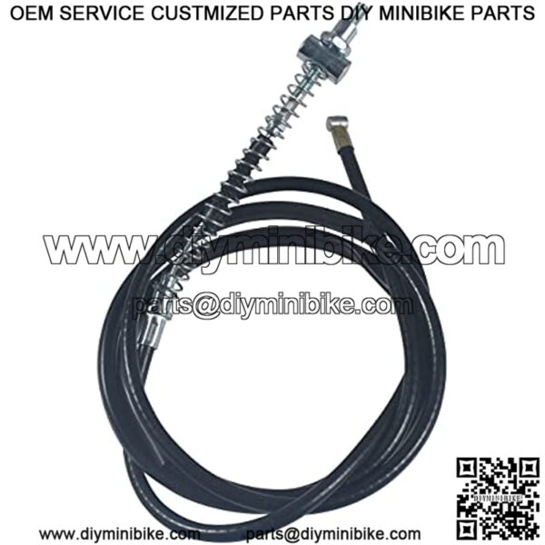 67" Rear Drum Brake Cable for 196cc 6.5Hp Baja Heat Warrior MB165 MB200 for Trail CT200U CT200U-EX BT200X Yerf-Dog Motorsports ATV Scooter Dirt Bike Mini Bike - Image 4