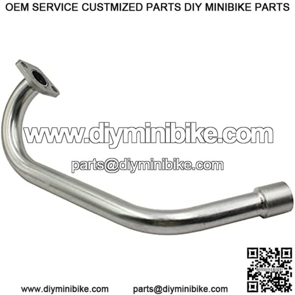 Exhaust Pipe With Muffler For CT200U-EX Camo 196cc / 6.5HP Gas Mini Bike - Image 3