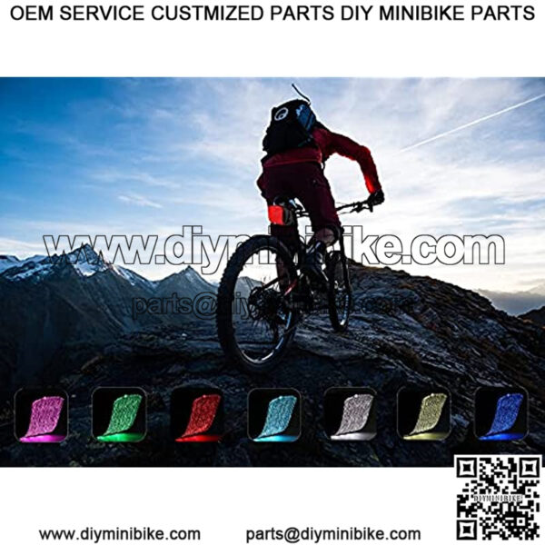 bike bag with taillights,sturdy and durable,can store cycling accessories, mobile phones, repair tools, etc.This bicycle bag is suitable for road and mountain bikes - Image 2