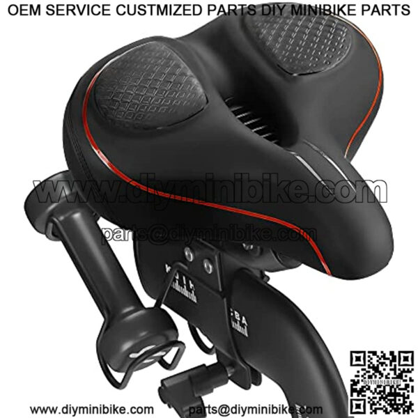 Oversized Bike Seat for Peloton Bike & Bike+, Peloton Spin Bikes Saddle Replacement Seats, Seat Cushion for Men & Women Compatible with Peloton, Bike Seats for Comfort Wide, Accessories for Peloton