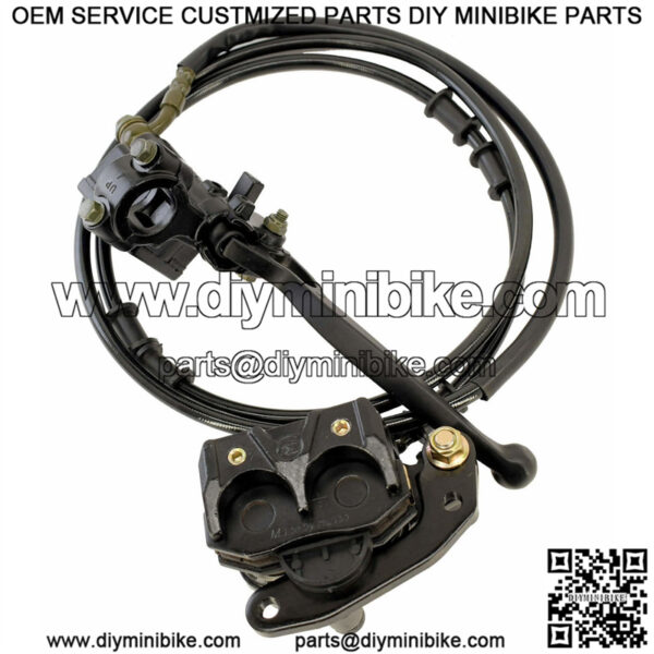 B212 Rear Hydraulic Brake Assembly, Left Hand