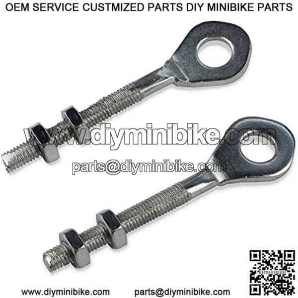 0.4" Chain Axle Adjuster, Compatible with TAOTAO 50cc 70cc 90cc 110cc 125cc ATV Quad Dirt Bike Chain Tensioner