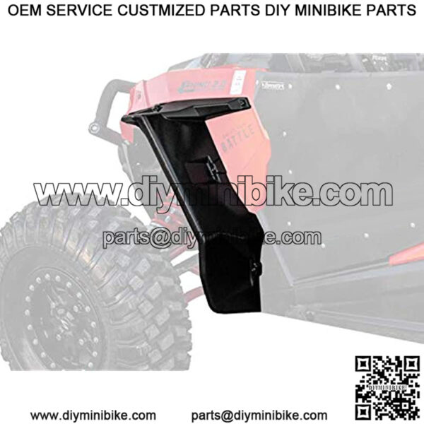 Fender Flares Mud Guards for 2014+ Polaris RZR XP 1000 / XP 4 1000 | Extreme Durability | Protect Against Rocks, Dirt, Sand, & Mud | Additional 8.5?? of Protection | Front Only