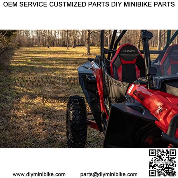 Fender Flares Mud Guards for 2014+ Polaris RZR XP 1000 / XP 4 1000 | Extreme Durability | Protect Against Rocks, Dirt, Sand, & Mud | Additional 8.5?? of Protection | Front Only - Image 3