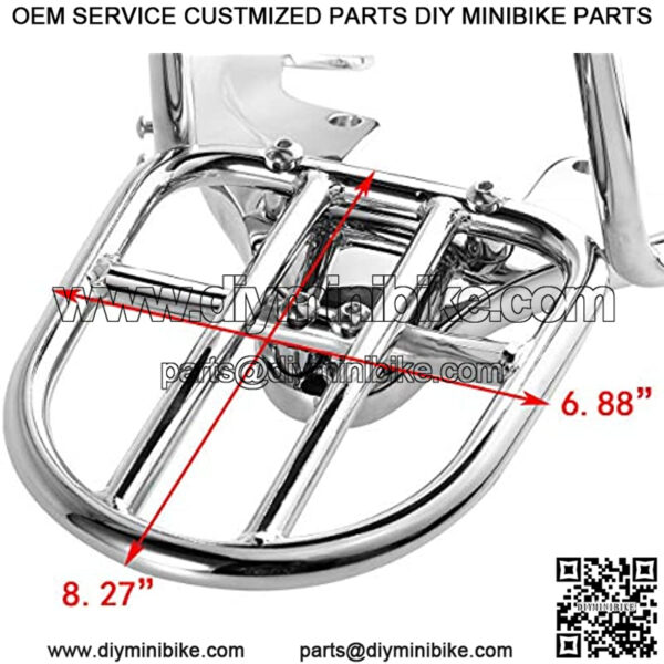 Sissy Bar Backrest Luggage Rack Baseplate Fits For Harley VRSCAW VRSCDX VRSCX 2007-2011 - Image 4