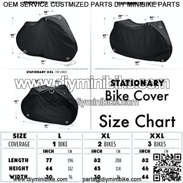 Bike Covers | Styles - Outdoor Storage or Transportation/Travel | Waterproof, Heavy Duty, 600D, 300D, or 210D Oxford Ripstop Materials | Sizes L, XL, XXL for 1,2 or 3 bikes | Offers Constant Protection Through All 4 Seasons For All Bicycles On Or Off The Rack - Image 5