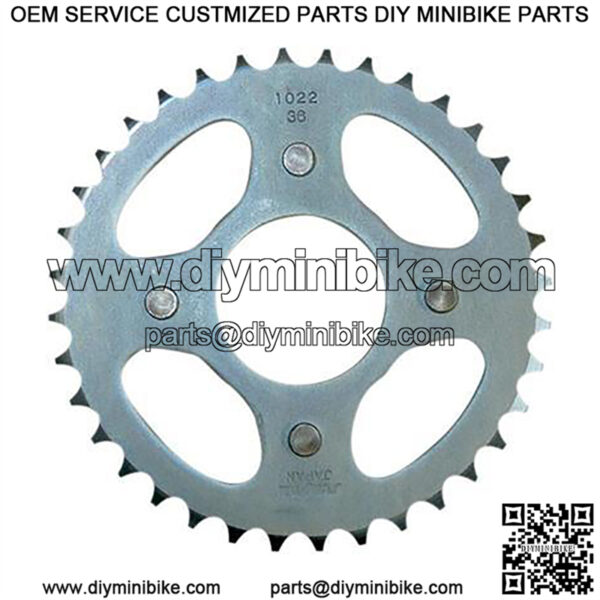 #420 - 38T Rear Sprocket for Sunstar