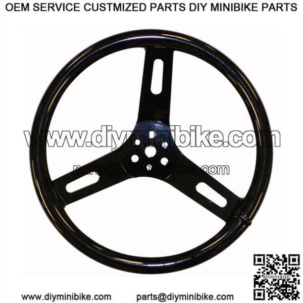 12" Round Aluminum Steering Wheel