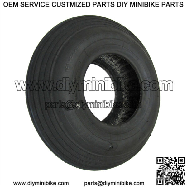 13 x 4.00-6 Ribbed Round Profile Tire