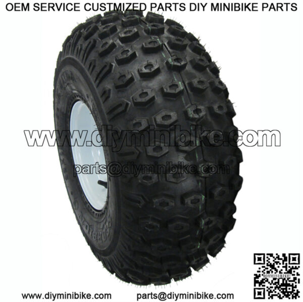 22 x 9-10 Knobby Tire with Rim