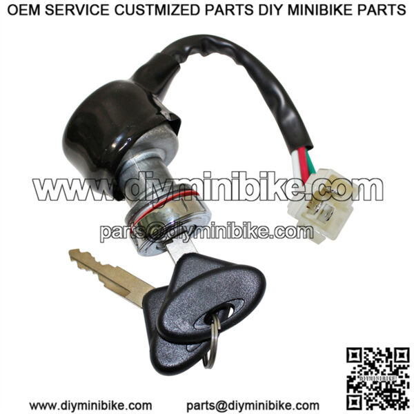 3-Wire Ignition Start Switch with Keys