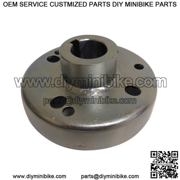 4" Brake Drum with 1" Bore Hub