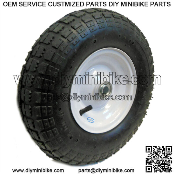 4.00-6 Universal Tread Tire with Rim (5/8" Bearing/ Offset Hub)