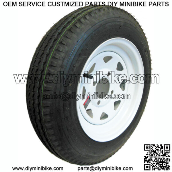 4.80-12 Load Star (LRB) Trailer Tire with Rim (4 on 4)