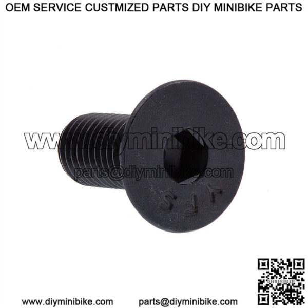 5/16-24 x 3/4" Flat Socket Cap Screw, Black Oxide Coated