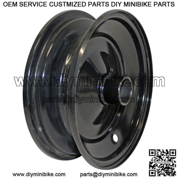 8" x 2.5" Steel Rim - Black