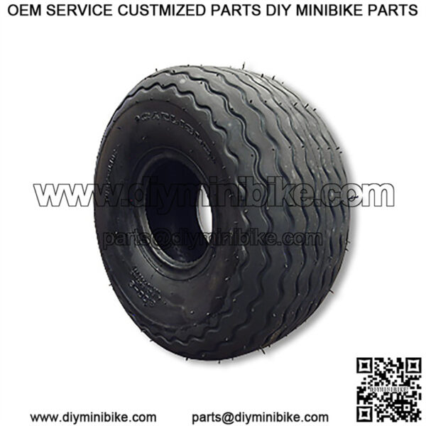 800 x 6 Ribbed Tire Flat Profile