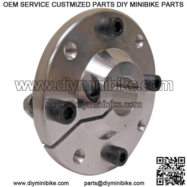 Aluminum Wheel Hub for Metric Rim (1" or 1-1/4" Bore)