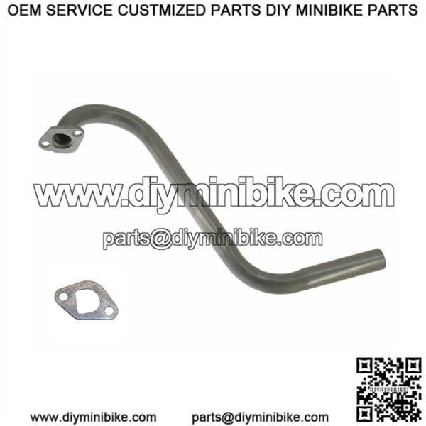 Exhaust Header Pipe with Gasket for Coleman CT200 or Mega Moto 212 196cc / 212cc Engines