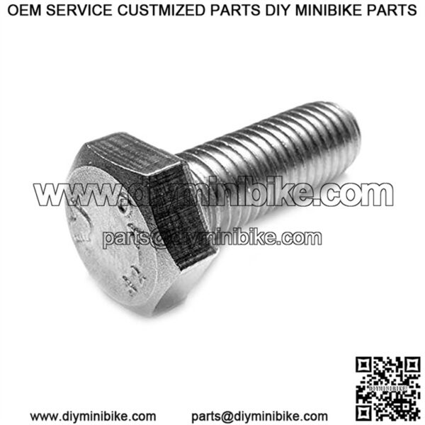 M6-1.0 x 10mm Hex Head Bolt