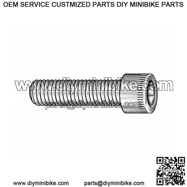 M6-1.0 x 25mm Socket Head Cap Screw