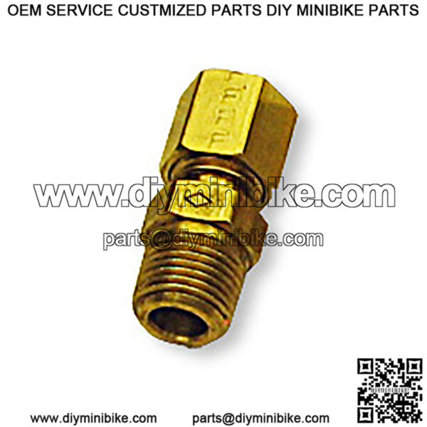 Male Connector for 3/8 - 24 UNF to 1/8 NPT