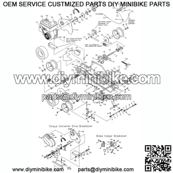 Kart Parts for Model 485 & 486