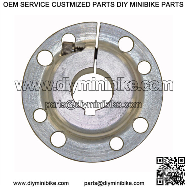 Multi-Patterned Aluminum Sprocket Hub (1" or 1-1/4" Bore)