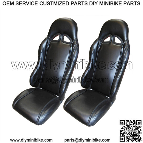 Padded Bucket Seat Set (2) for Go Kart