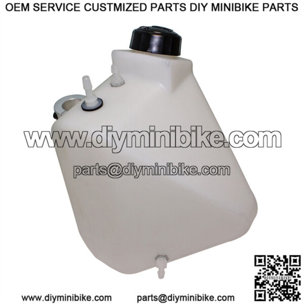 Plastic Fuel Tank - 3.5 Quart with 1" Lock Collar