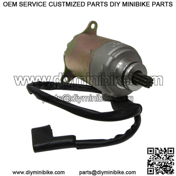 Starter Motor for GY6, 150cc Engine Crankcase