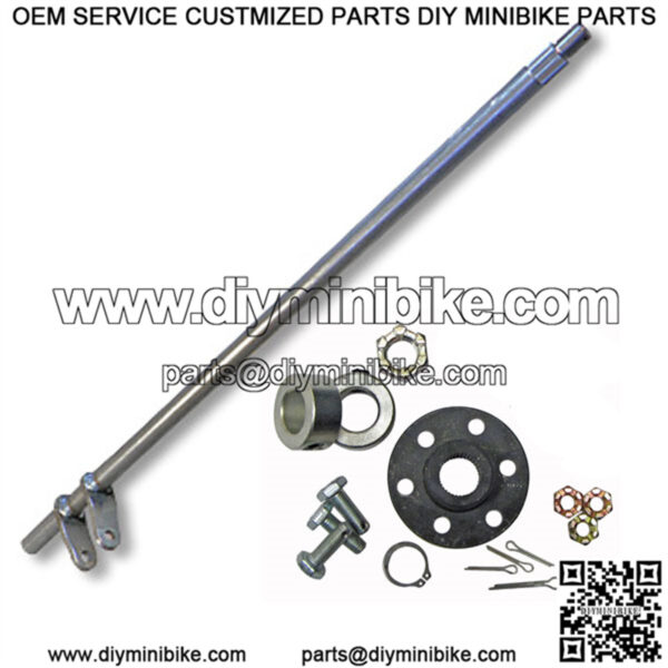 Steering Shaft and Hub Assembly with Welded Pitman Arms