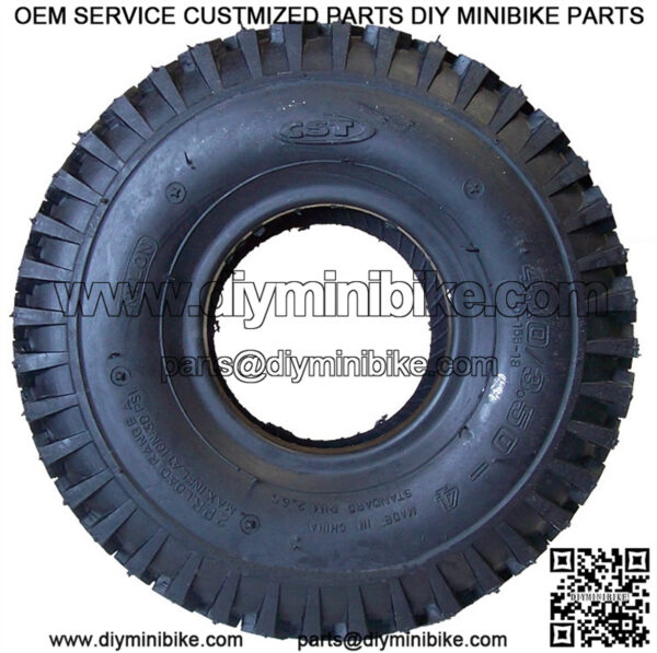 410 x 3.50-4" Stud Tire