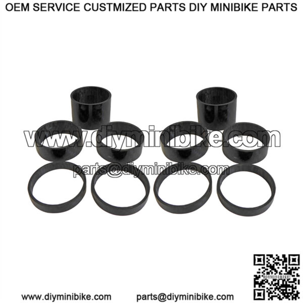 1-1/4" Carbon Fiber Axle Spacer Kit (10 Piece)