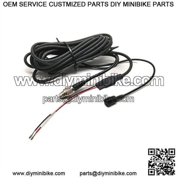 7-Pin SmartyCam to 2-Wire Power Cable w In-Line Mic