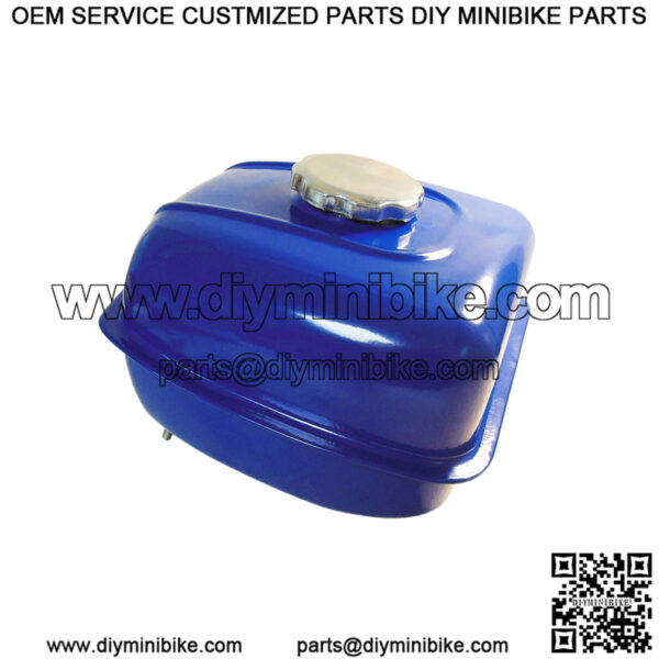 Blue Fuel Tank for 6.5 HP Clone / GX 160 or GX200 Engine