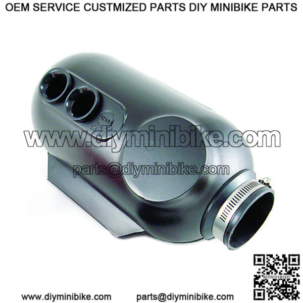 Enviro-Safe Intake Silencer for 100cc (2 Hole / Straight Inlet)