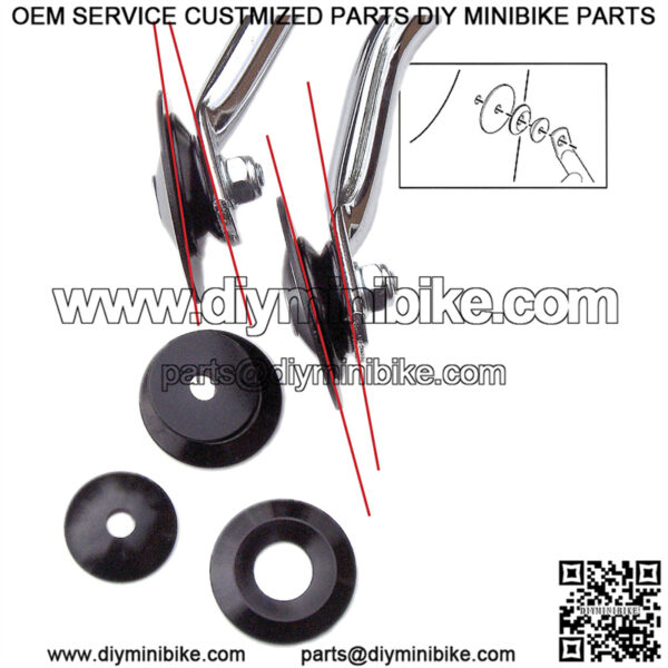 Self Centering Seat Washer Set for 8mm Shank Bolts