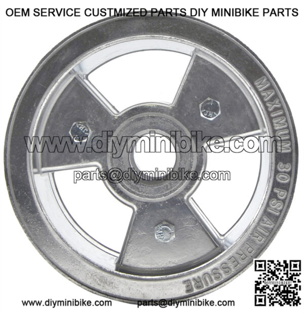 6" Tri-Star Wheel, 4" Wide ( Aluminum )