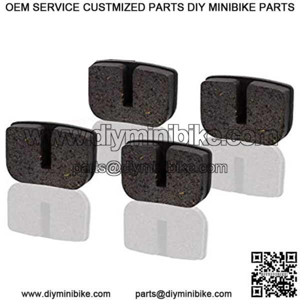 1PZ DP2-001 Brake Pads for MOTOVOX MBX10 79CC MINI BIKE REAR BRAKE PADS MBX-10 PARTS NEW (2 Pack)