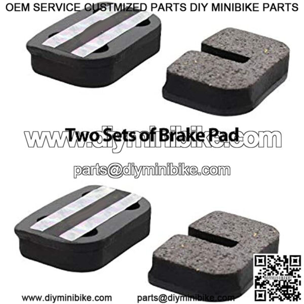 1PZ DP2-001 Brake Pads for MOTOVOX MBX10 79CC MINI BIKE REAR BRAKE PADS MBX-10 PARTS NEW (2 Pack) - Image 5