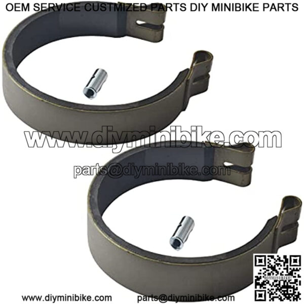 2 Pack 4 Inch Brake Band with PIN Kit for Go Kart Mini Bike ATV Parts 4" Go-Cart Brake Band