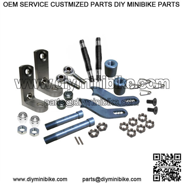 U-Weld Adjustable Spindle Kit with Heim Joints