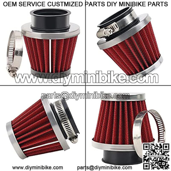 Red 42mm Warehouse Performance Air Filter Pod / 150cc-250cc Motorcycle Scooter ATV Dirt Bike(1pc?? - Image 5