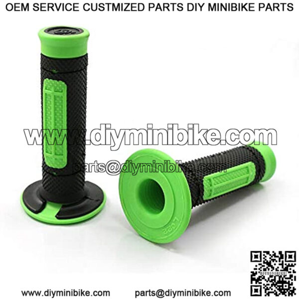 7/8" Hand Grips Throttle Bar Grips for Motorcycle ATV Dirt Pit Bike Motocross Handlebar Grip for Kawasaki KX65 KX85 KX125 KX250 KX250F (Green) - Image 5