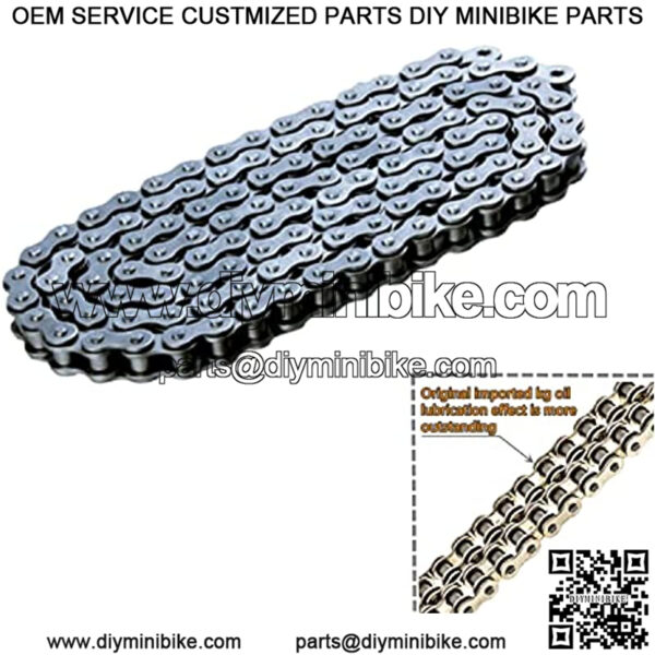 Drive Chain for Coleman CT100U 98cc 100cc 3HP Mini Trail Bike Part??MBX10 MBX11 2.8HP 97cc Doodlebug DB30 Baja Racer Mini Bike Parts - Image 5